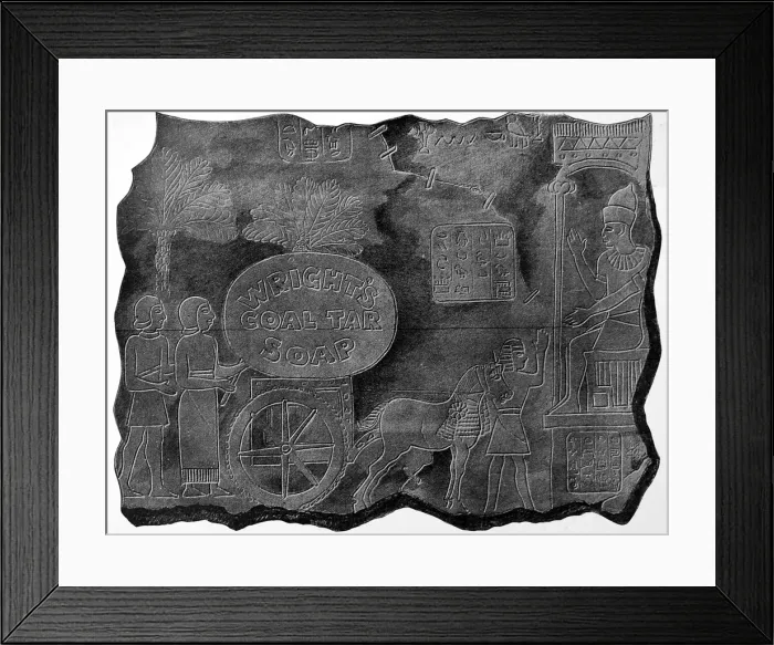 Framed Print : Wrights Coal Tar Soap, advertisement Framed Print : Wrights Coal Tar Soap, advertisement