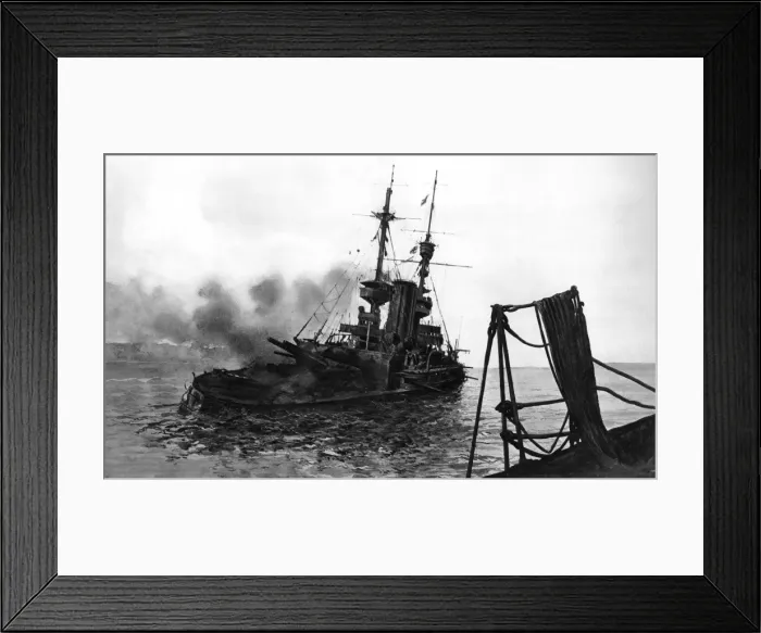 Framed Print : The Irresistible sinking Framed Print : The Irresistible sinking