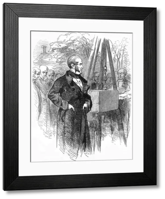 Framed Print : Lord Palmerston at the Melbourne Athenaeum, Derbyshire, 1853 Framed Print : Lord Palmerston at the Melbourne Athenaeum, Derbyshire, 1853