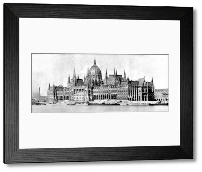 Framed Print : The Hungarian Houses of Parliament, Budapest, 1902 Framed Print : The Hungarian Houses of Parliament, Budapest, 1902