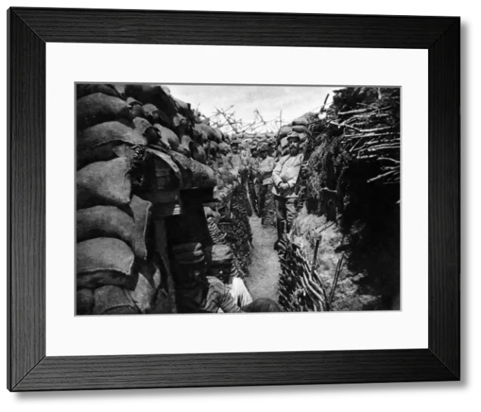 Framed Print : A recaptured French trench Framed Print : A recaptured French trench
