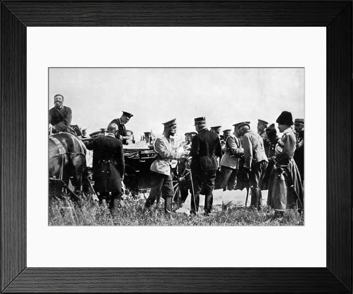 Framed Print : The Emperor of Russia in the field