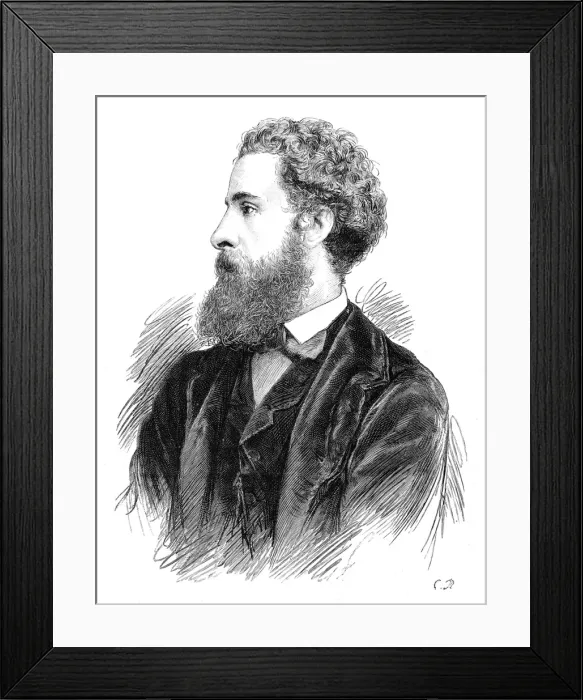 Framed Print : Lord Lytton (1831-1891) Framed Print : Lord Lytton (1831-1891)