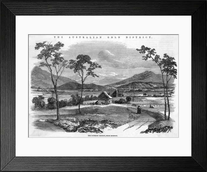 Framed Print : Australia Farm Country Framed Print : Australia Farm Country