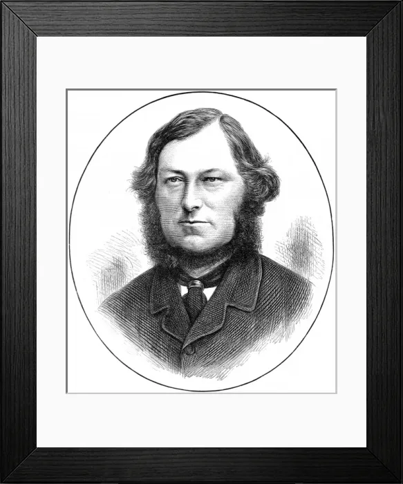 Framed Print : John Bonham-Carter MP, 1872 Framed Print : John Bonham-Carter MP, 1872