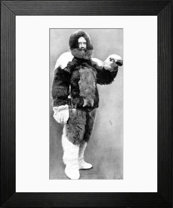 Framed Print : Commander Robert E. Peary (1856-1920) Framed Print : Commander Robert E. Peary (1856-1920)