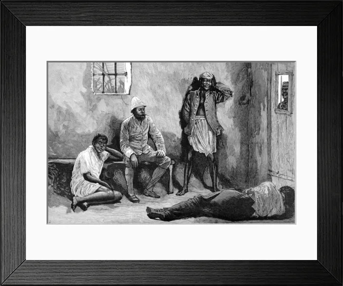 Framed Print : The Prison at Delagoa Bay, South East Africa, 1889 Framed Print : The Prison at Delagoa Bay, South East Africa, 1889