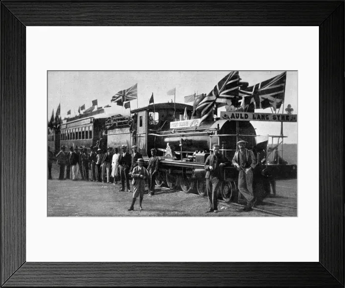 Framed Print : Cape to Ciaro railway, the first engine to reach Salisbury Framed Print : Cape to Ciaro railway, the first engine to reach Salisbury