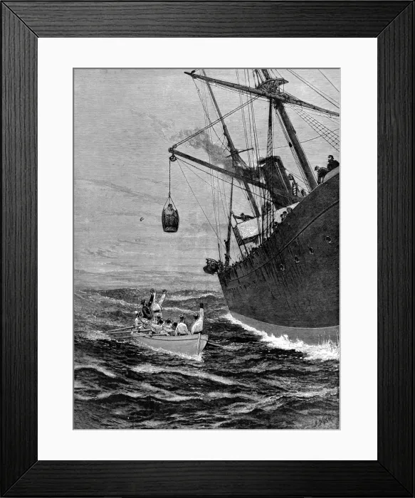 Framed Print : Unloading Passengers off Jaffa, 1890 Framed Print : Unloading Passengers off Jaffa, 1890