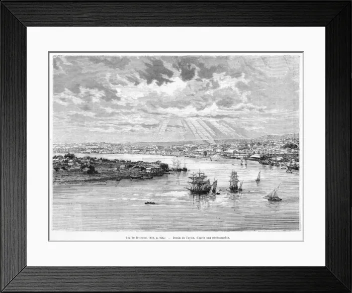 Framed Print : Australia Brisbane Framed Print : Australia Brisbane