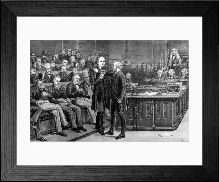 Framed Print : The Arrest of Charles Bradlaugh MP, in the House of Commons Framed Print : The Arrest of Charles Bradlaugh MP, in the House of Commons