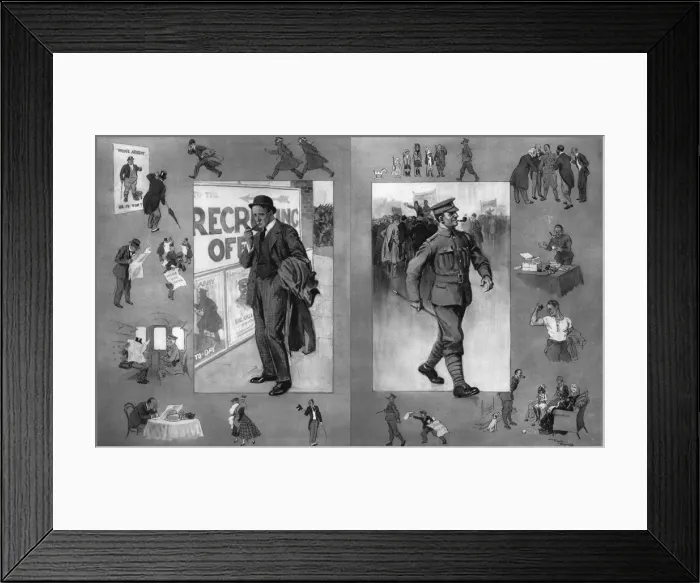 Framed Print : An Argument for Enlistment Framed Print : An Argument for Enlistment