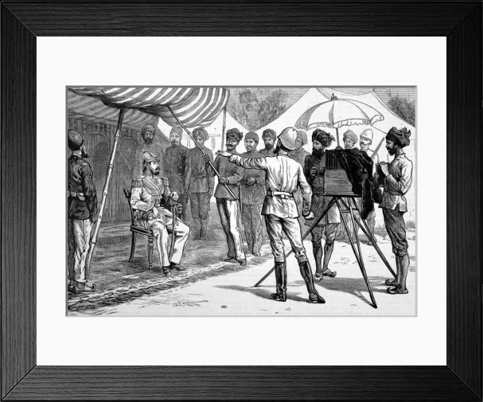 Framed Print : Mr Burke, war photographer Framed Print : Mr Burke, war photographer