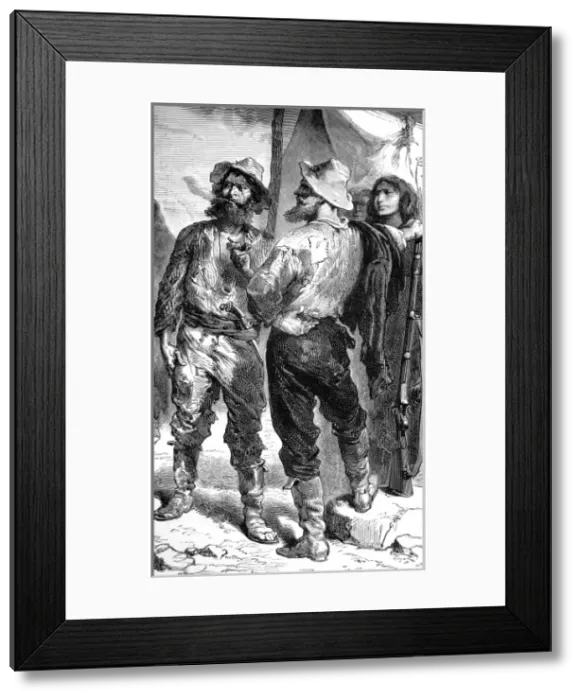 Framed Print : America. Montana miners Framed Print : America. Montana miners