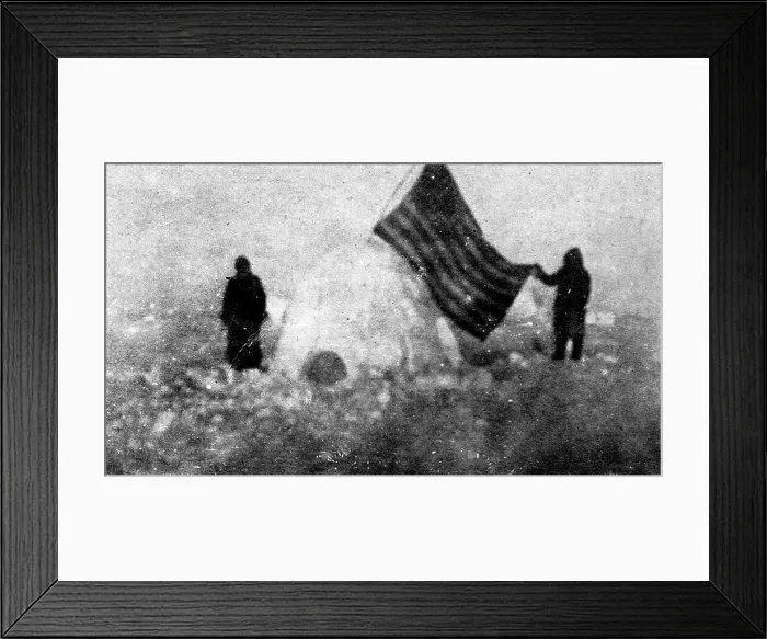 Framed Print : The Cook Polar Expedition at the North Pole, 1908 Framed Print : The Cook Polar Expedition at the North Pole, 1908