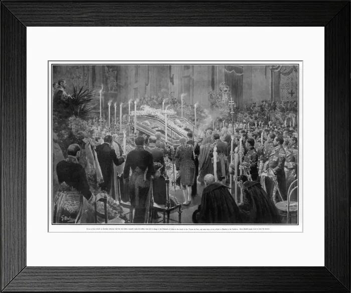 Framed Print : Carlos I Funeral Framed Print : Carlos I Funeral