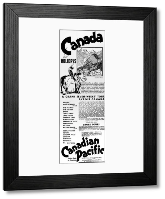 Framed Print : Canada for holidays Framed Print : Canada for holidays