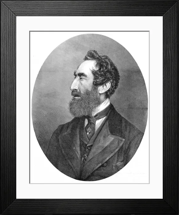 Framed Print : Bulwer Lytton, 1st Baron Lytton of Knebworth, (1803-1873) Framed Print : Bulwer Lytton, 1st Baron Lytton of Knebworth, (1803-1873)