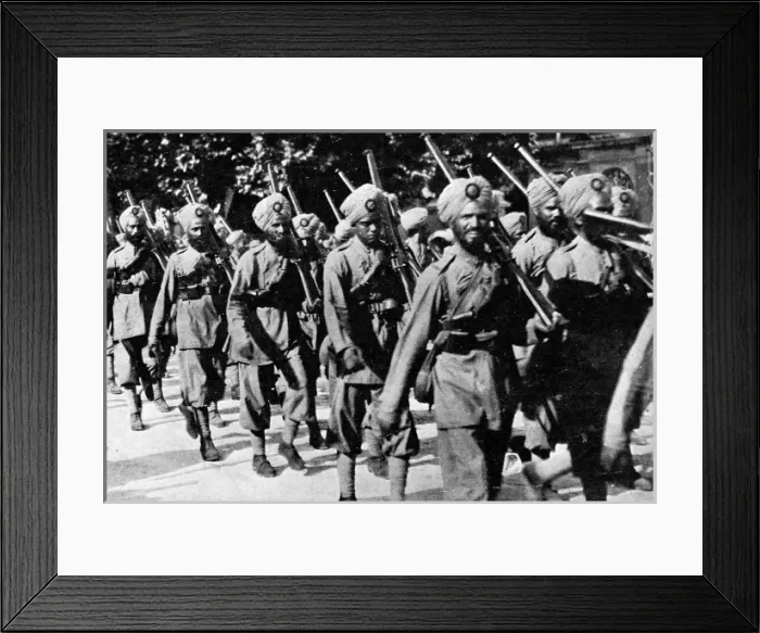 Framed Print : Sikhs on the march Framed Print : Sikhs on the march