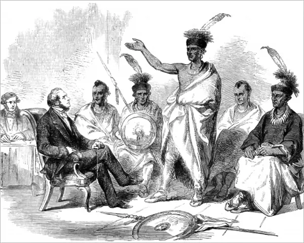 The Conference of Kaw Indians with the United States Governm