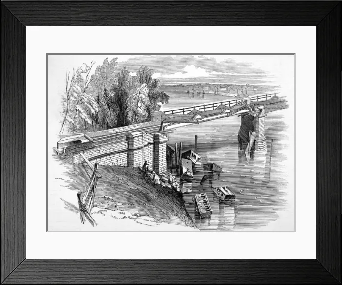 Framed Print : Railway accident at Chester Framed Print : Railway accident at Chester