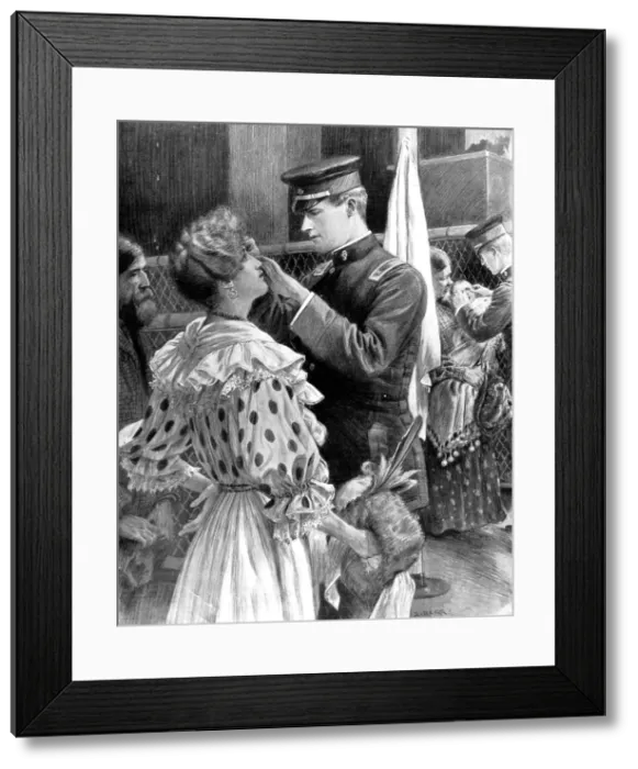 Framed Print : A Surgeon examining an Immigrant, Ellis Island, New York, 19 Framed Print : A Surgeon examining an Immigrant, Ellis Island, New York, 19
