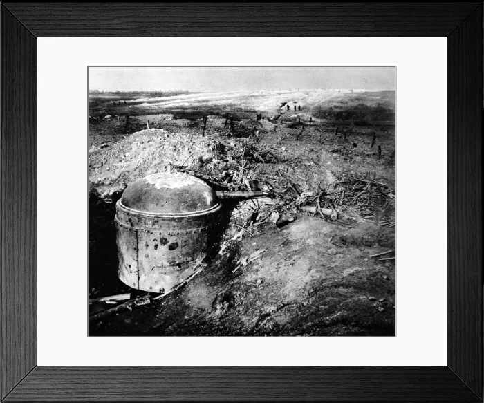 Framed Print : Revolving gun-turret Framed Print : Revolving gun-turret