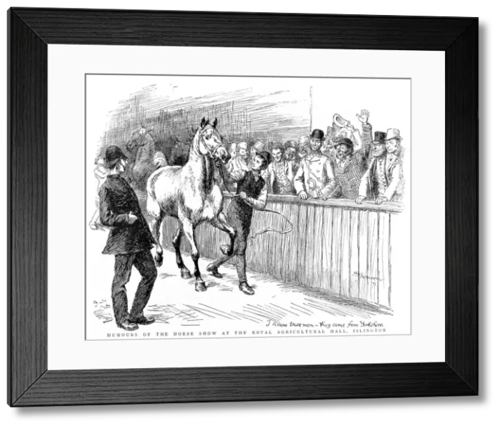 Framed Print : The Summer Horse Show, Islington, 1892 Framed Print : The Summer Horse Show, Islington, 1892