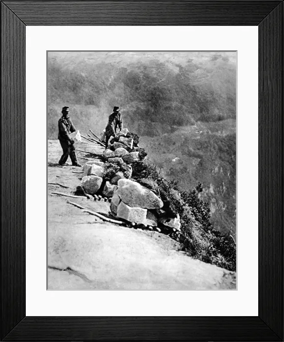Framed Print : Austrian device for rolling rocks Framed Print : Austrian device for rolling rocks