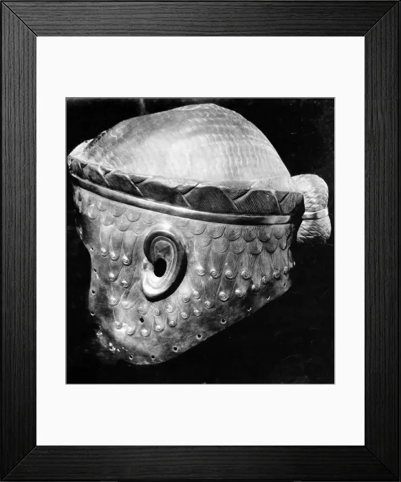 Framed Print : The gold wig of Mes-Kalam-Dug Framed Print : The gold wig of Mes-Kalam-Dug