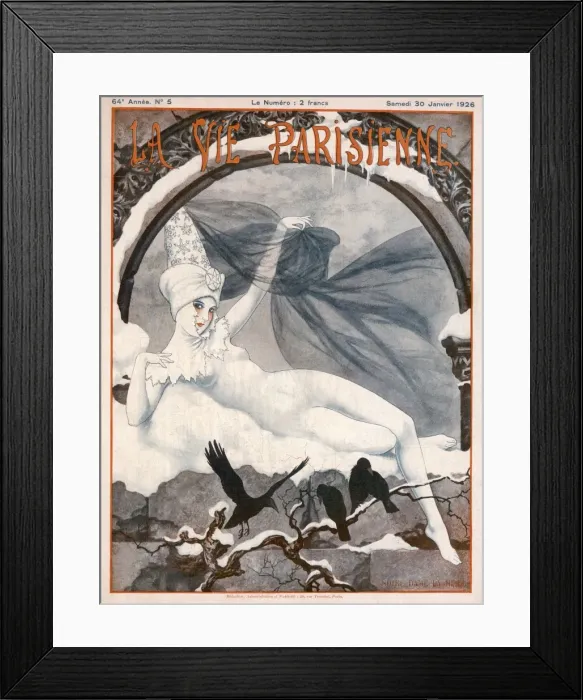 Framed Print : Winter Personified Framed Print : Winter Personified