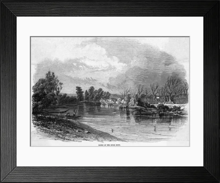 Framed Print : New Zealand Hutt River Framed Print : New Zealand Hutt River
