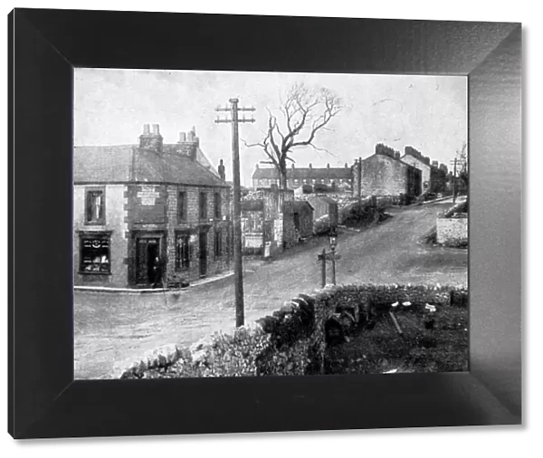 The Main Street of Dove Holes, Derbyshire, 1913