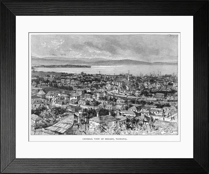 Framed Print : Australia Hobart Framed Print : Australia Hobart