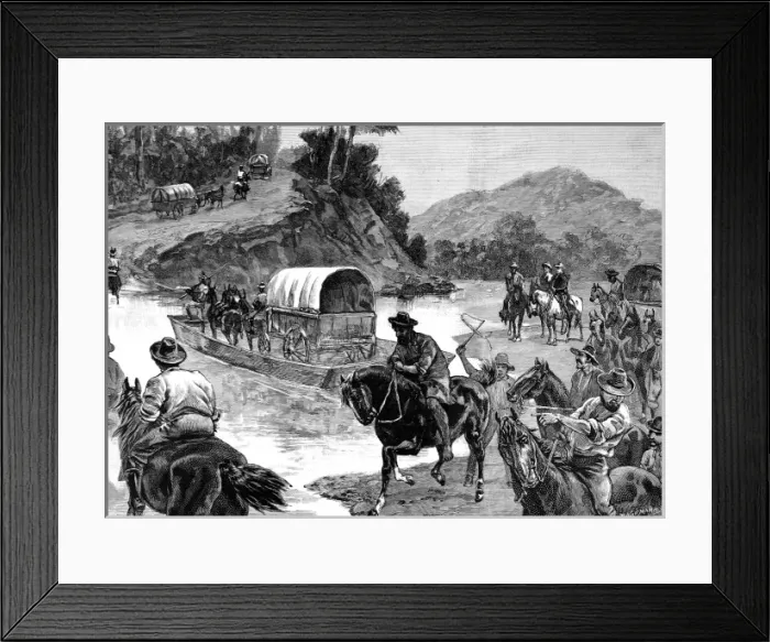 Framed Print : The capture of Jefferson Davis; American Civil War, 1865 Framed Print : The capture of Jefferson Davis; American Civil War, 1865