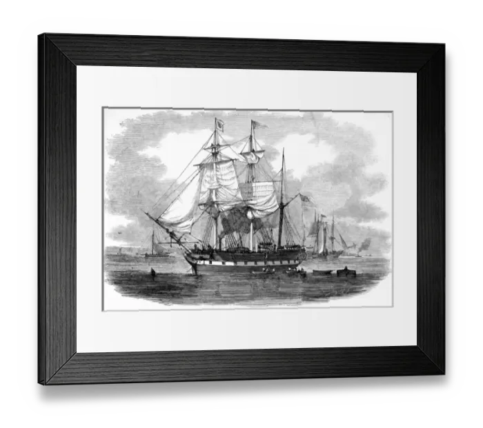 Framed Print : The Emigrant Ship Artemisia, 1848 Framed Print : The Emigrant Ship Artemisia, 1848
