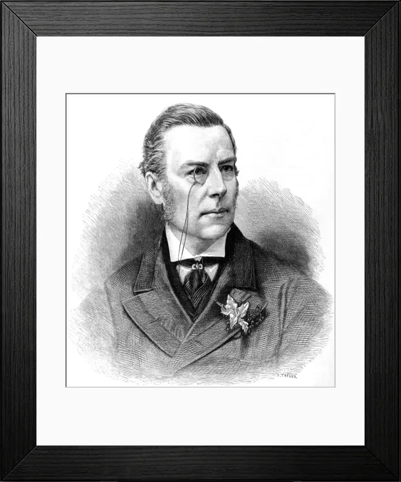 Framed Print : Joseph Chamberlain MP, (1836-1914) Framed Print : Joseph Chamberlain MP, (1836-1914)