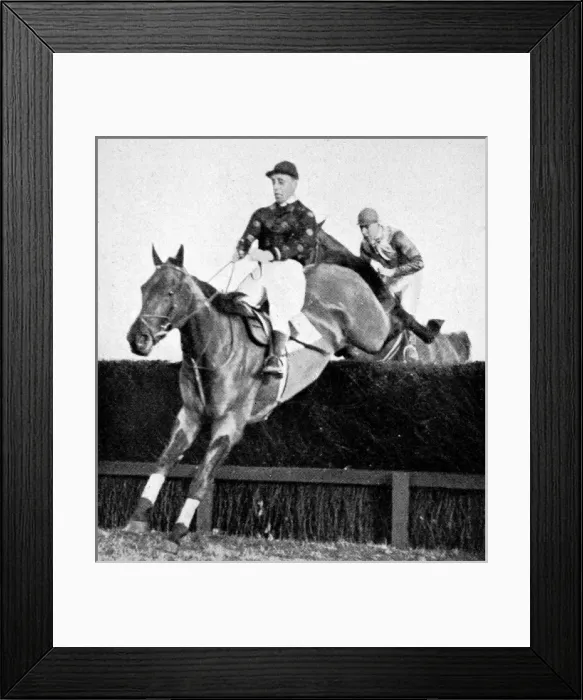Framed Print : Grakle at the Winchester Handicap Steeplechase, 1927 Framed Print : Grakle at the Winchester Handicap Steeplechase, 1927