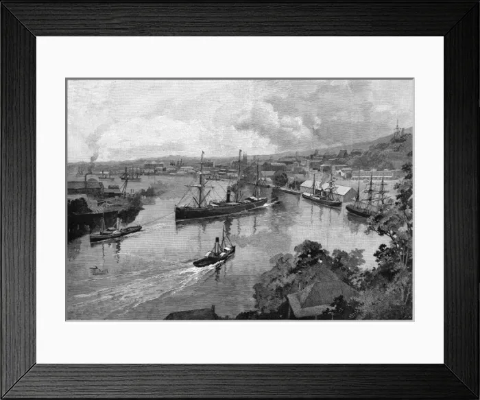 Framed Print : Australia Brisbane Framed Print : Australia Brisbane
