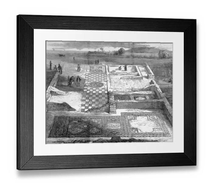Framed Print : Roman Villa on the Isle of Wight Framed Print : Roman Villa on the Isle of Wight