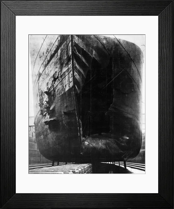 Framed Print : Torpedoed ship Framed Print : Torpedoed ship
