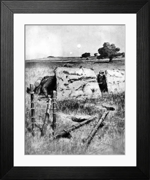 Framed Print : Portable trenches Framed Print : Portable trenches