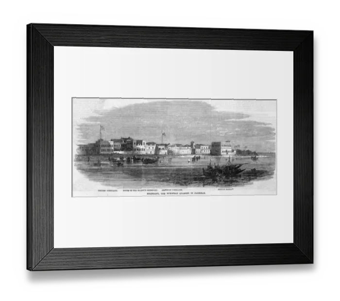 Framed Print : Tanzania Zanzibar Framed Print : Tanzania Zanzibar