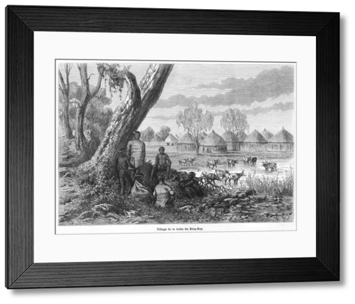 Framed Print : South Africa Zulu Villag Framed Print : South Africa Zulu Villag
