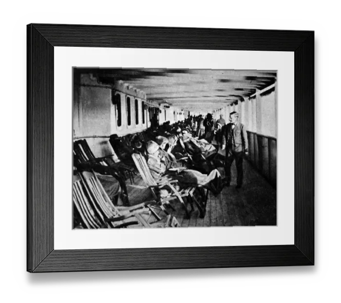 Framed Print : The Promenade Deck Framed Print : The Promenade Deck