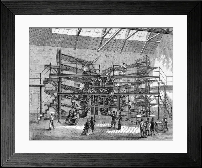 Framed Print : The Daily Telegraph printing machine Framed Print : The Daily Telegraph printing machine