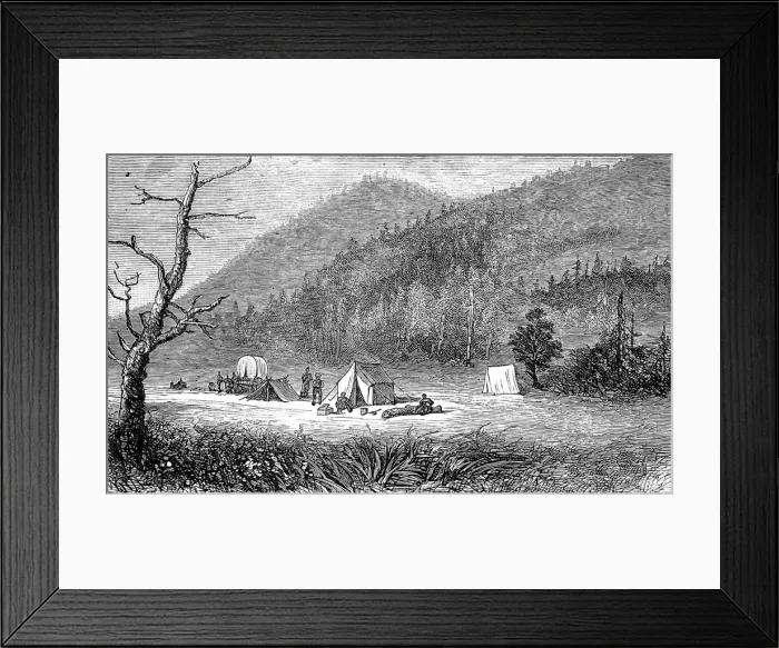 Framed Print : Bonanza, Sagnache County, 1880 Framed Print : Bonanza, Sagnache County, 1880