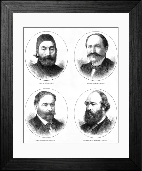 Framed Print : The Representatives at the Conference of Constantinople, 187 Framed Print : The Representatives at the Conference of Constantinople, 187