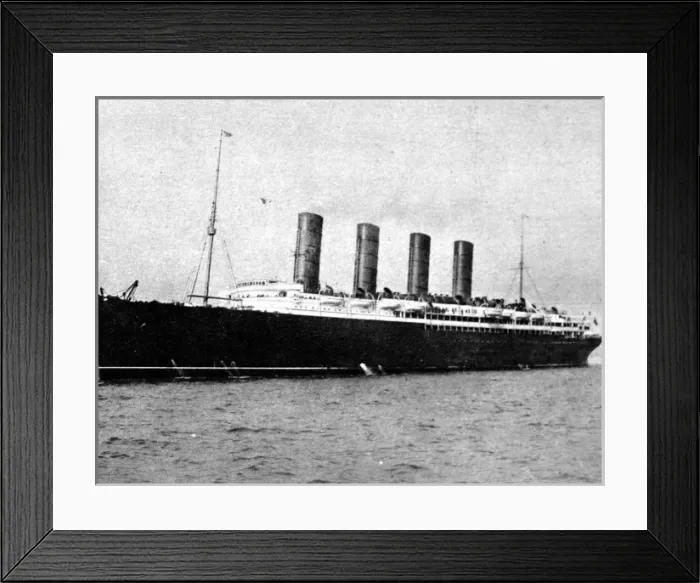 Framed Print : The Lost Cunarder Framed Print : The Lost Cunarder