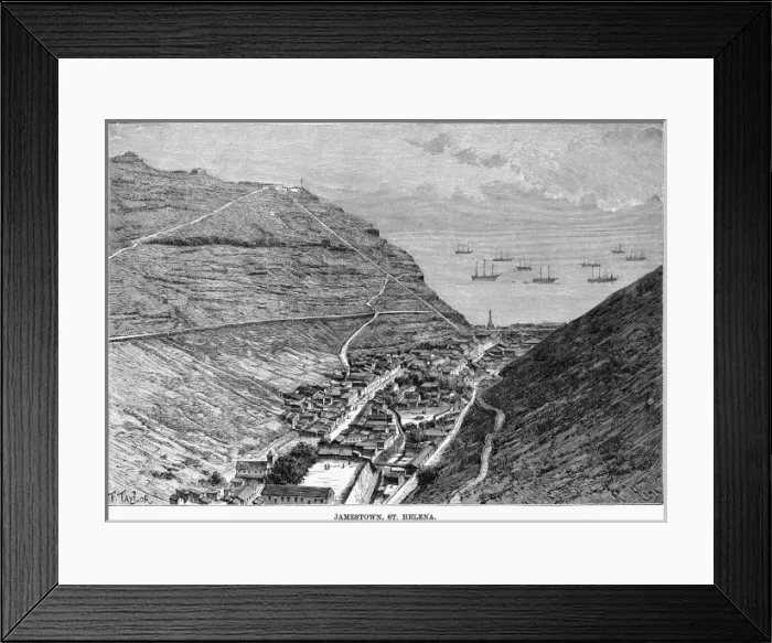 Framed Print : Atlantic Saint Helena Framed Print : Atlantic Saint Helena